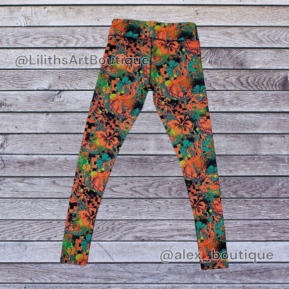 Zumba Queen of the Jungle Perfect Leggings Zumba Green Size S (E011) - Picture 4 of 7
